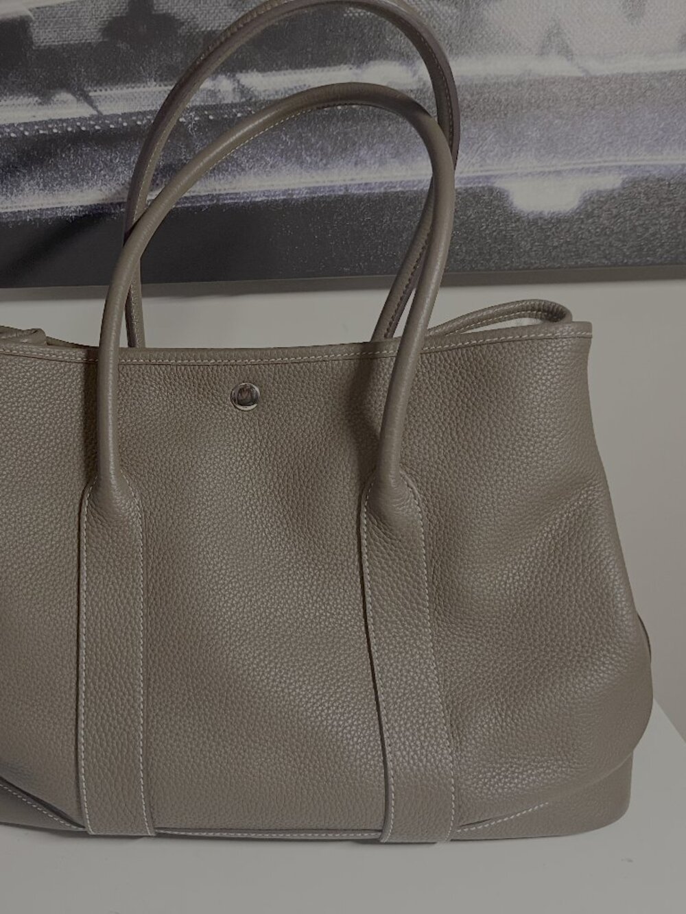 Garden Party Togo Leather Tote - Picture 2 of 10